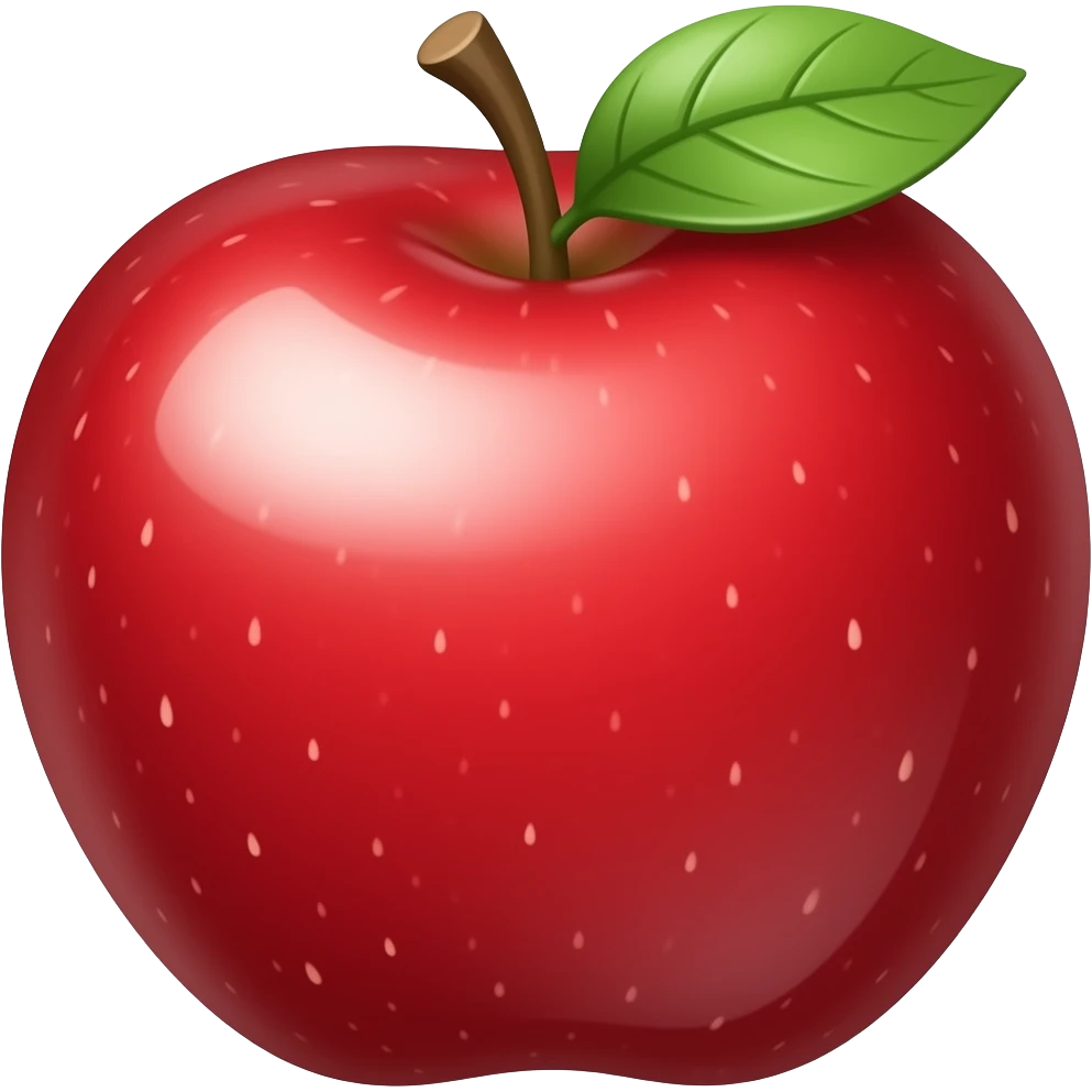 red apple emoji