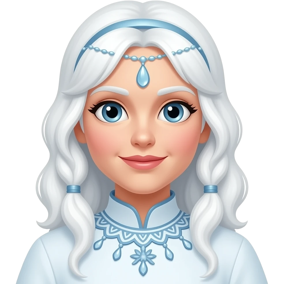 Snow Maiden from Holiday Characters emoji