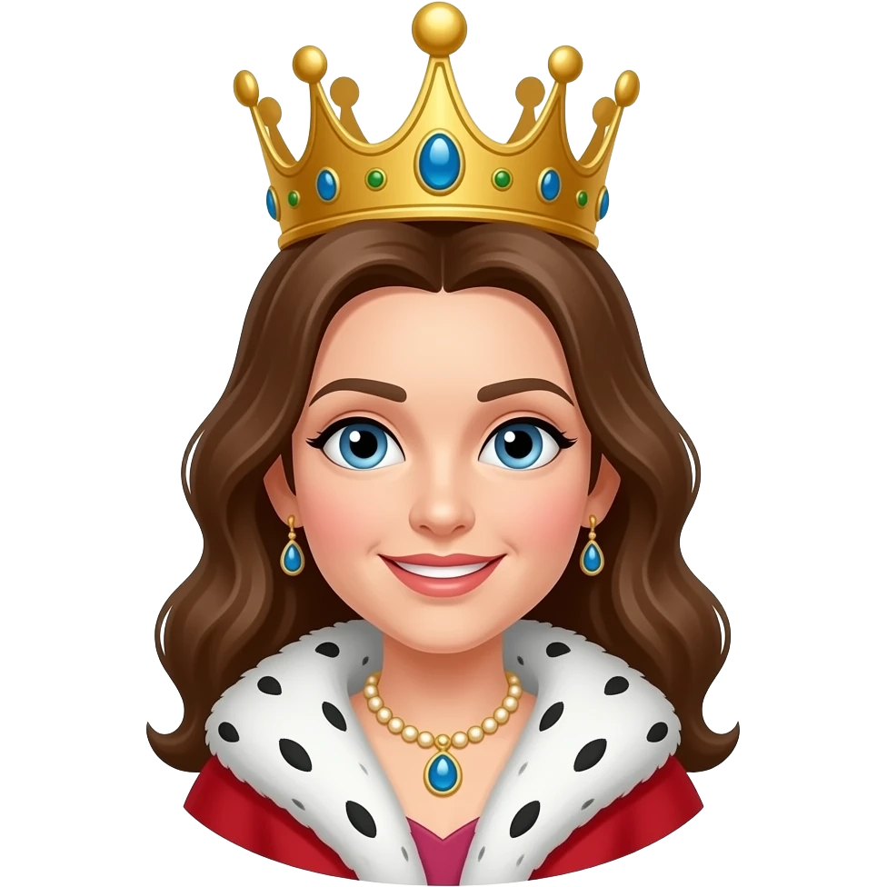 queen with crown emoji