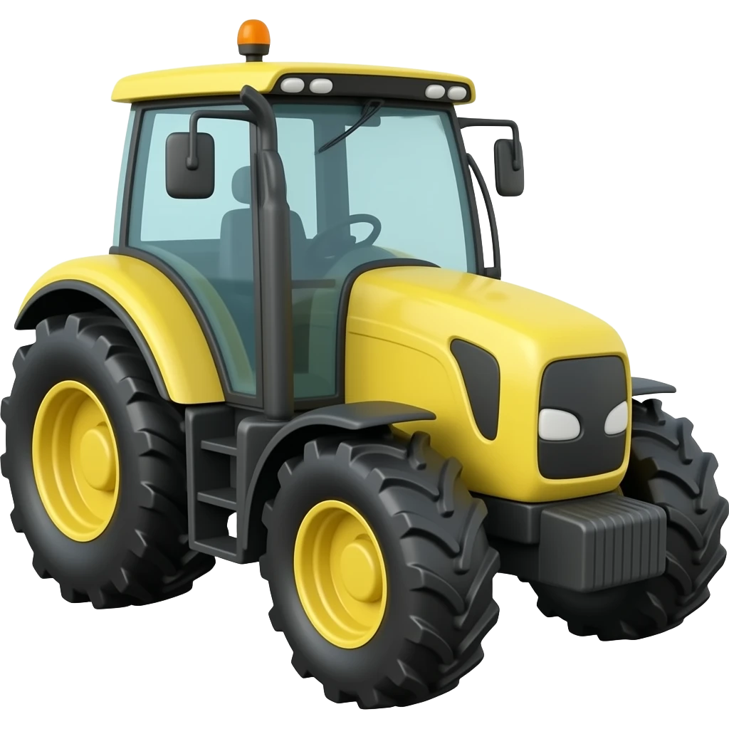 toy tractor emoji