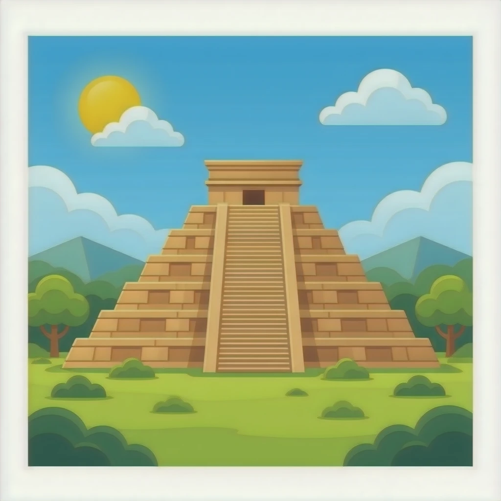 templo mayor azteca emoji