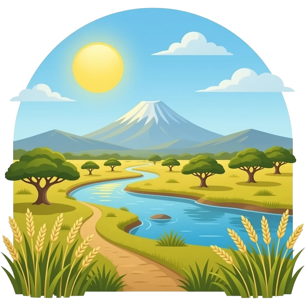 Savannah nature emoji