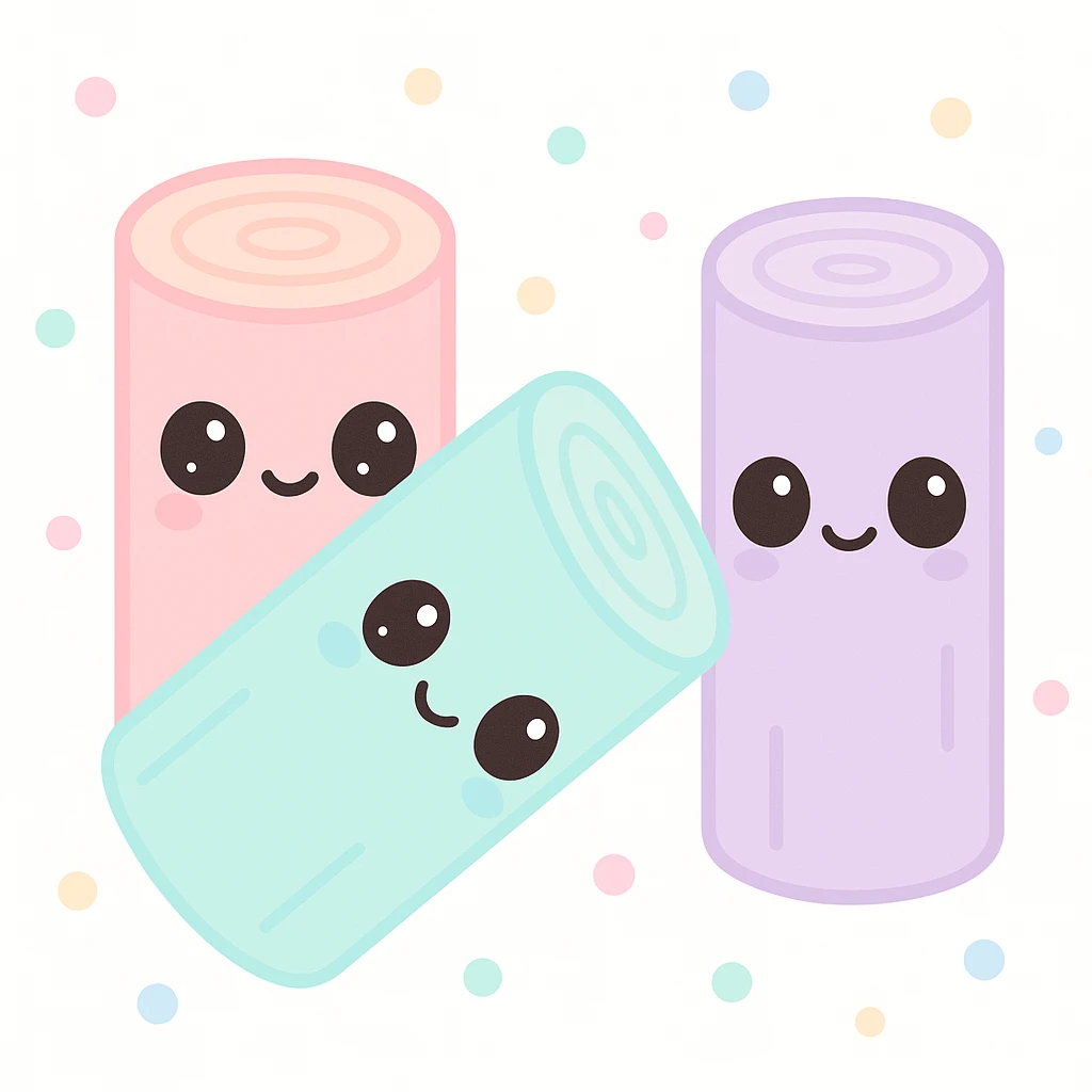 three wood logs emoji