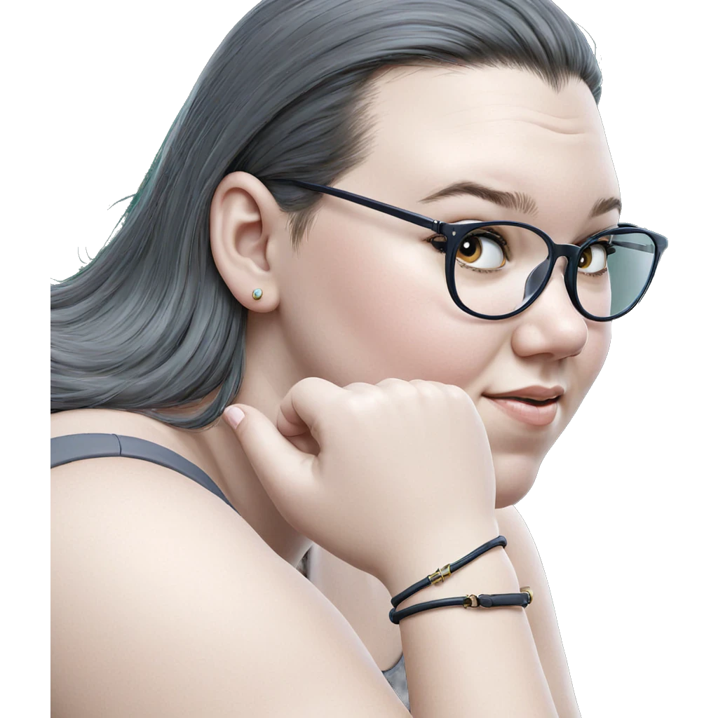 realistic portrait of girl emoji