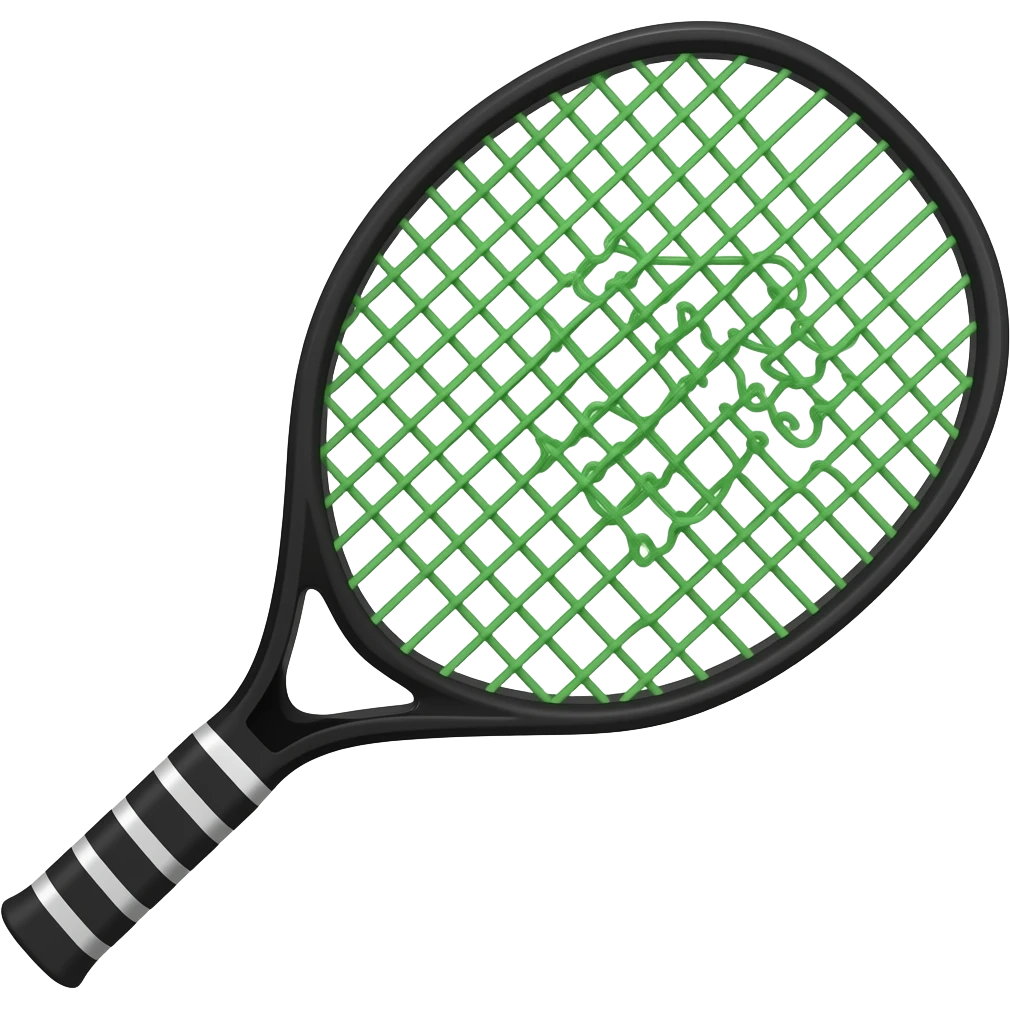hazme una raqueta padel, no parece emoji