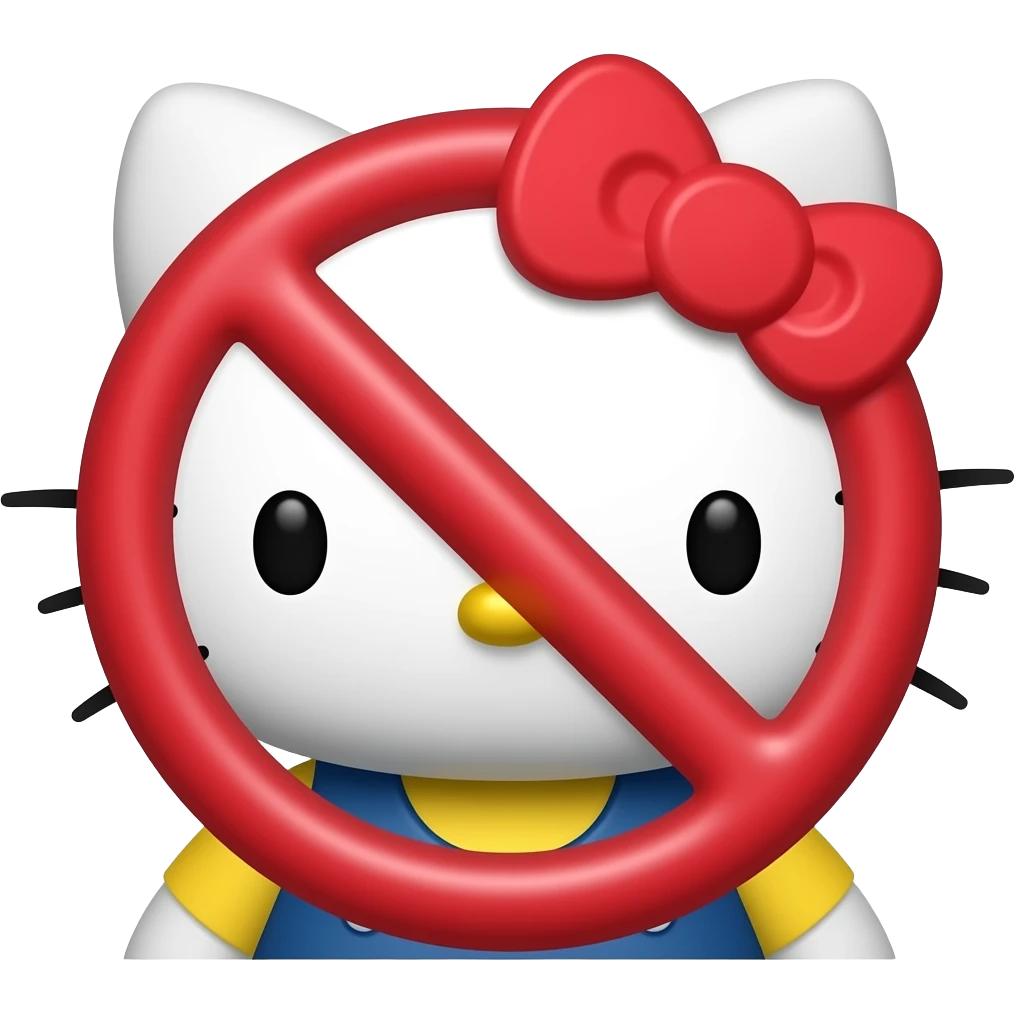 fuck hello kitty emoji