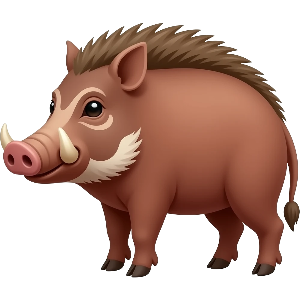 Red river hog emoji