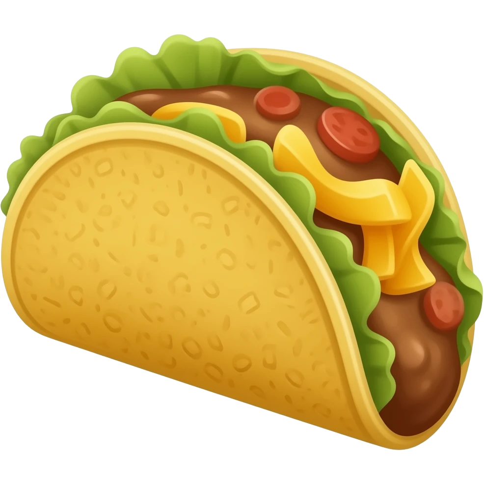 empty taco shells emoji