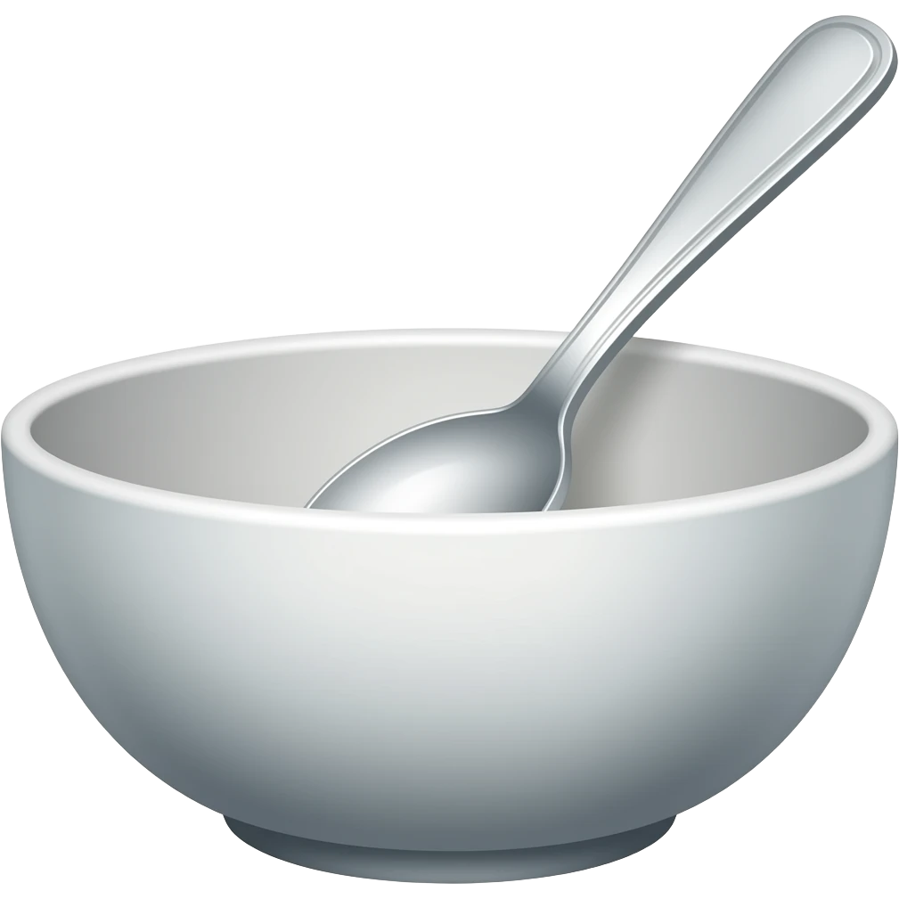 Bowl with Spoon emoji