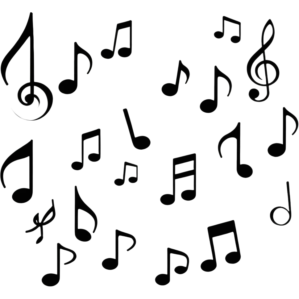 Composer and music notes emoji