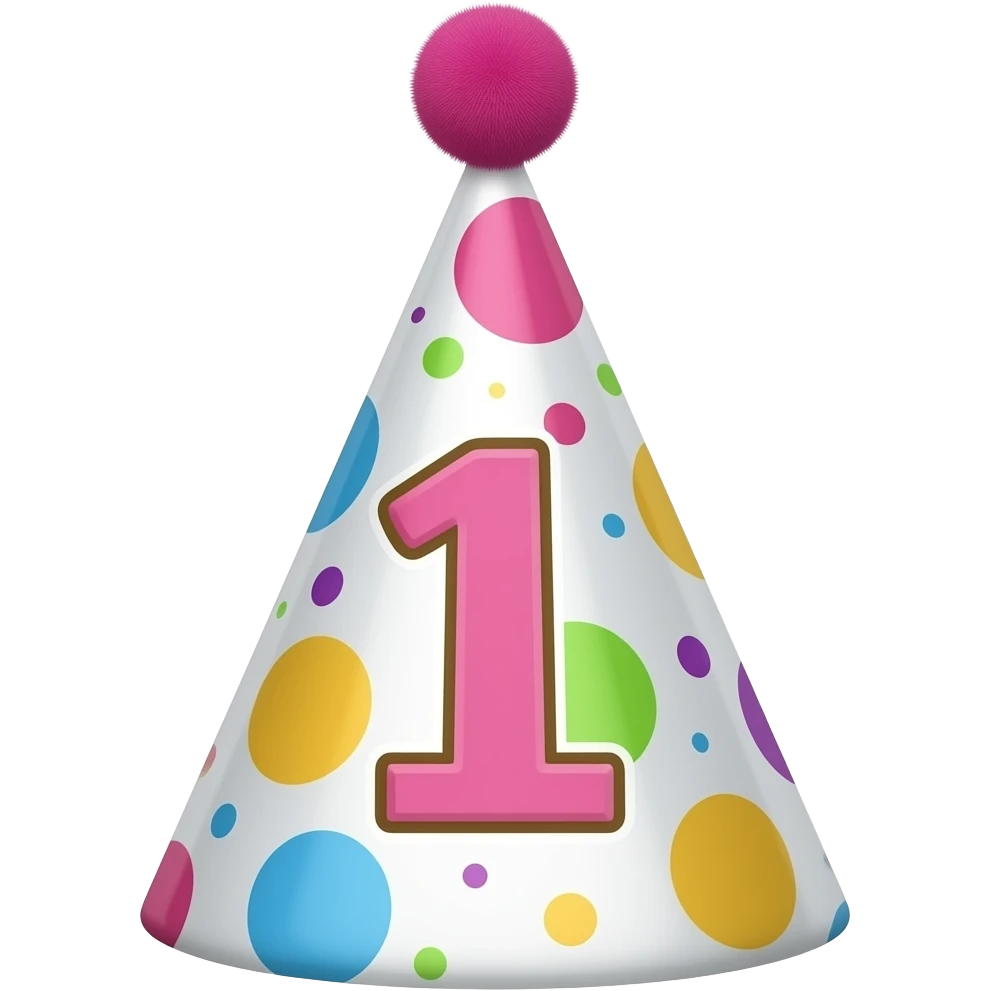 10TH BIRHDAY HAT emoji