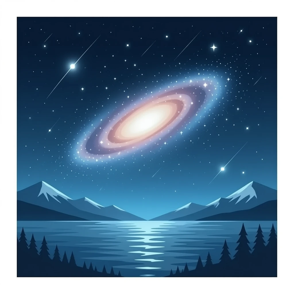 une galaxie emoji