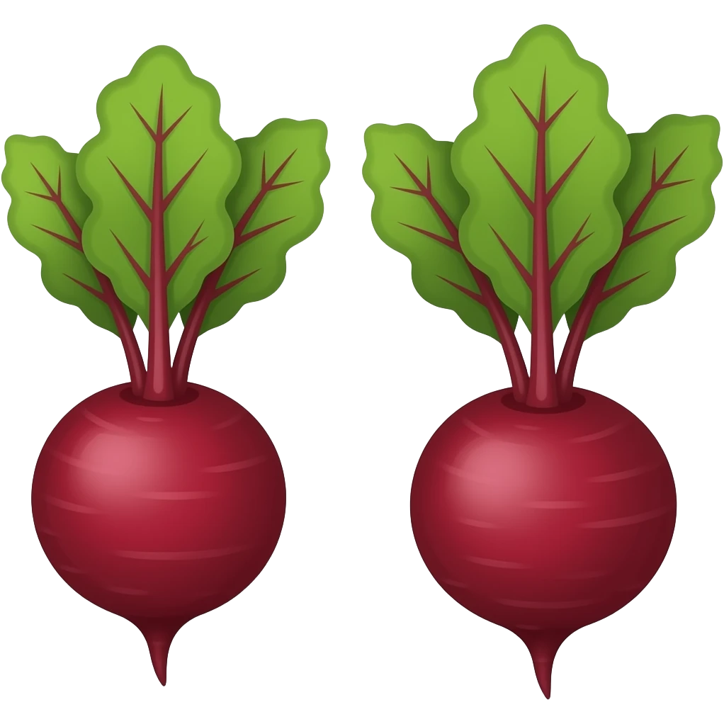 red beets emoji
