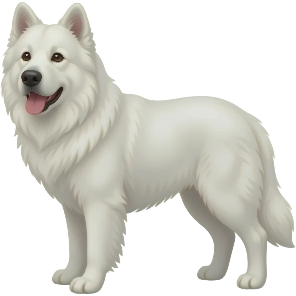 Great Pyrenees dog emoji