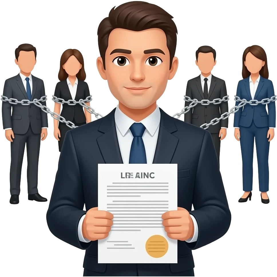 una imagen que represente DEPENDENCIA DE TERCEROS emoji