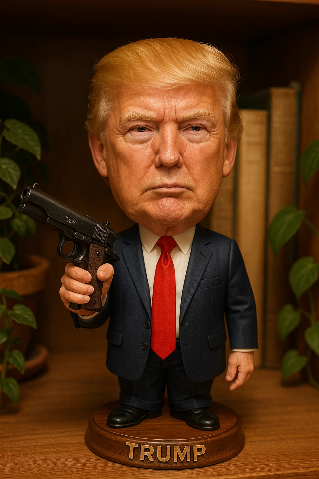 Donald Trump with Colt emoji