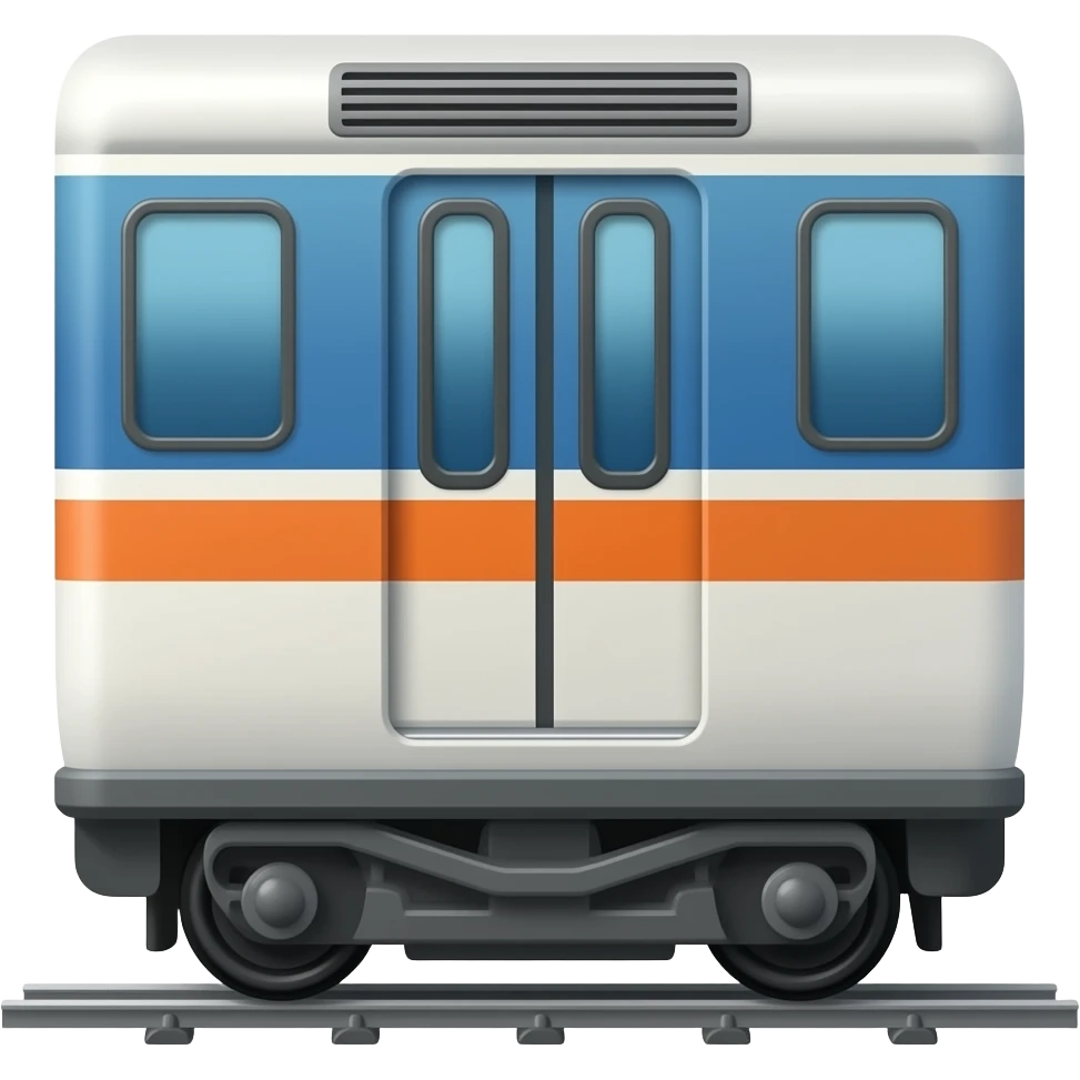 Train side view emoji
