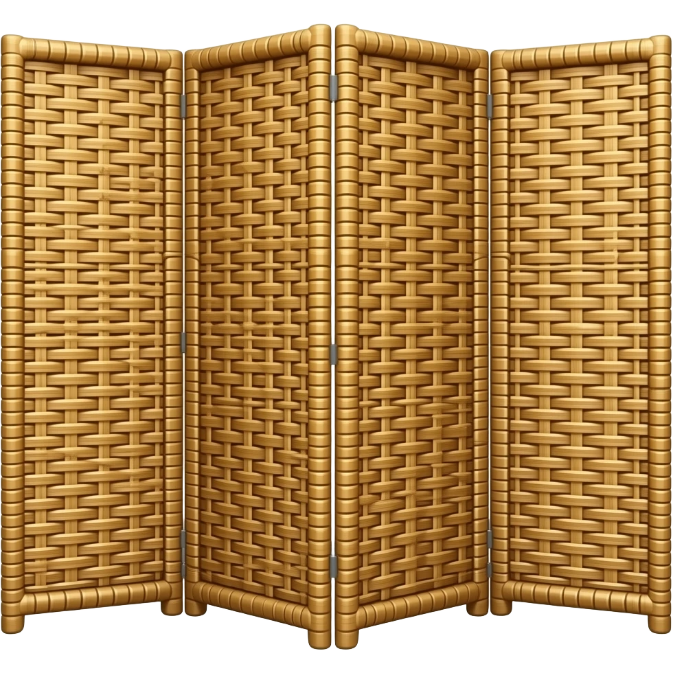 folding wicker screen emoji