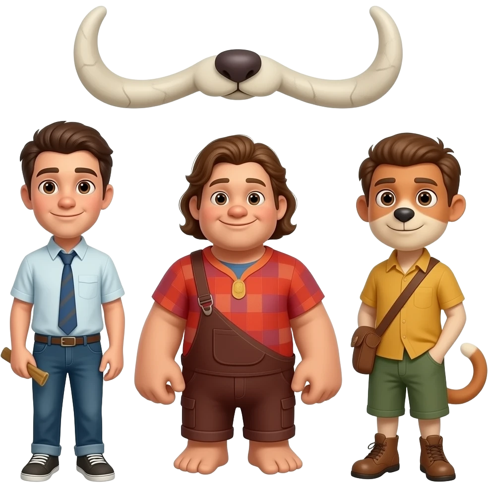 Cast: Manny (Ice Age) as Wreck-It Ralph Various animals as Nicelanders Emmet Brickowski (The Lego Movie) as Fix-It FelixCast: Manny (Ice Age) as Wreck-It Ralph Various animals as Nicelanders Emmet Brickowski (The Lego Movie) as Fix-It Felix. emoji