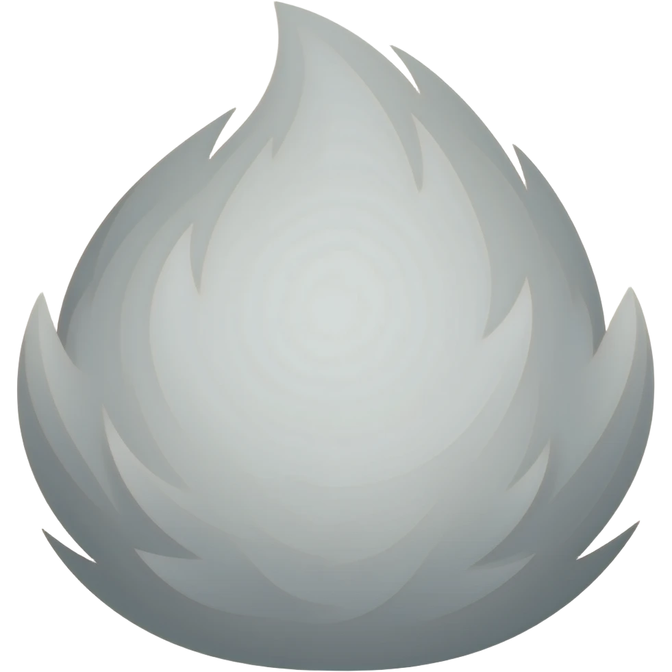 Gray rabbit tail emoji