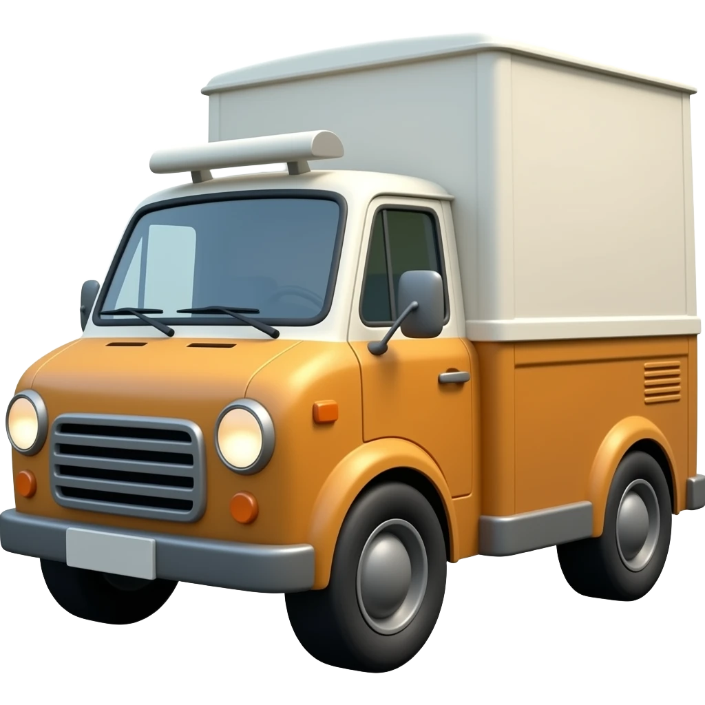 old cube van emoji