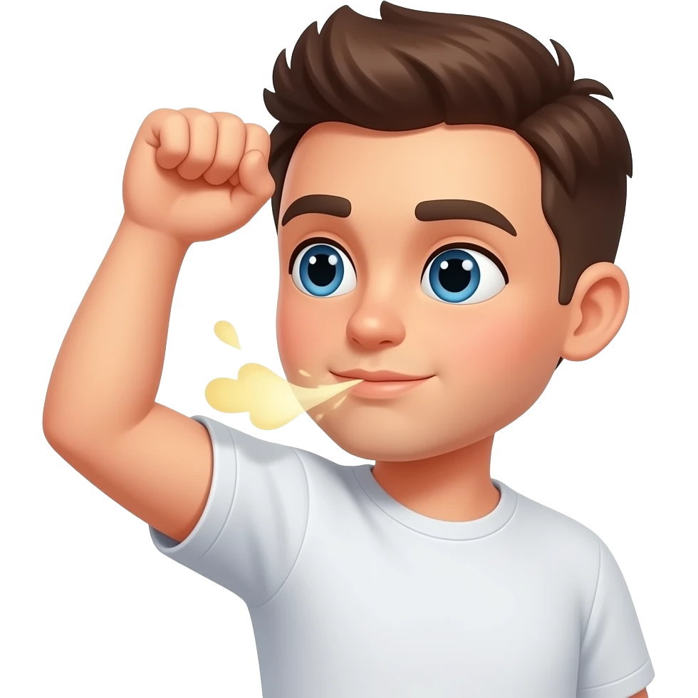 Armpit sniffing emoji