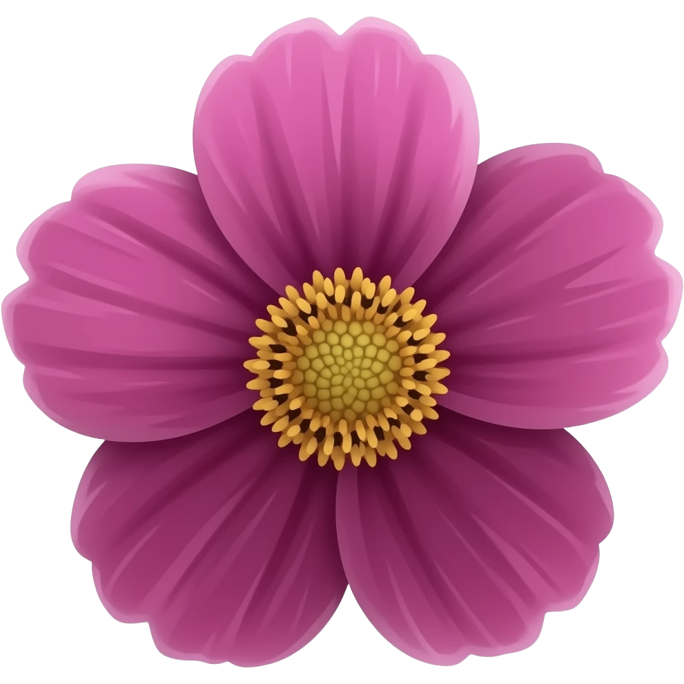 Dark pink flowers emoji