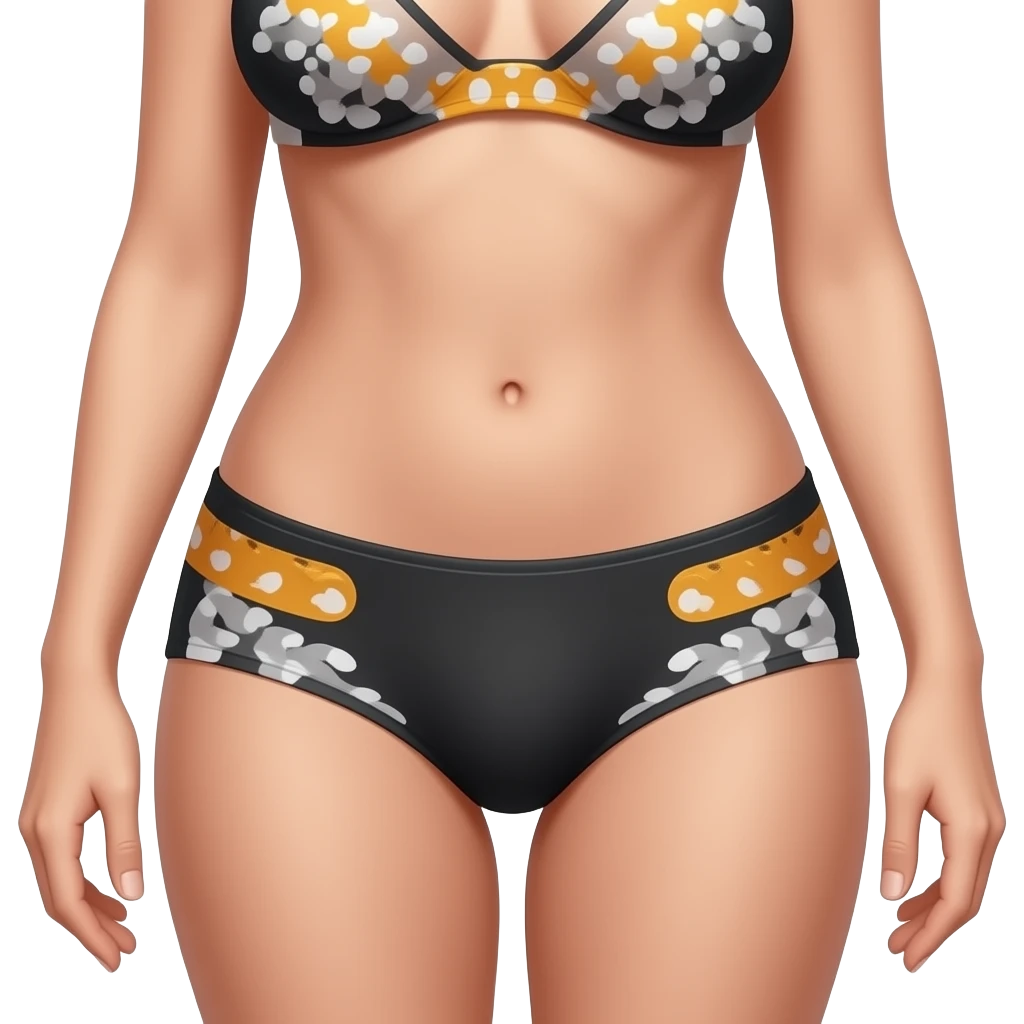 Naked women lower body emoji