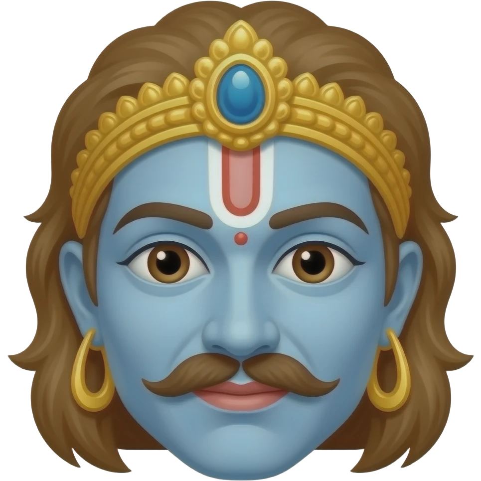 Emoji of krish mask emoji