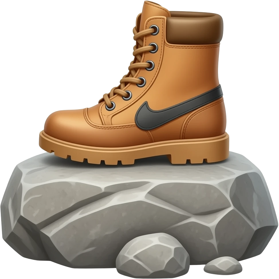 boulder shoe emoji