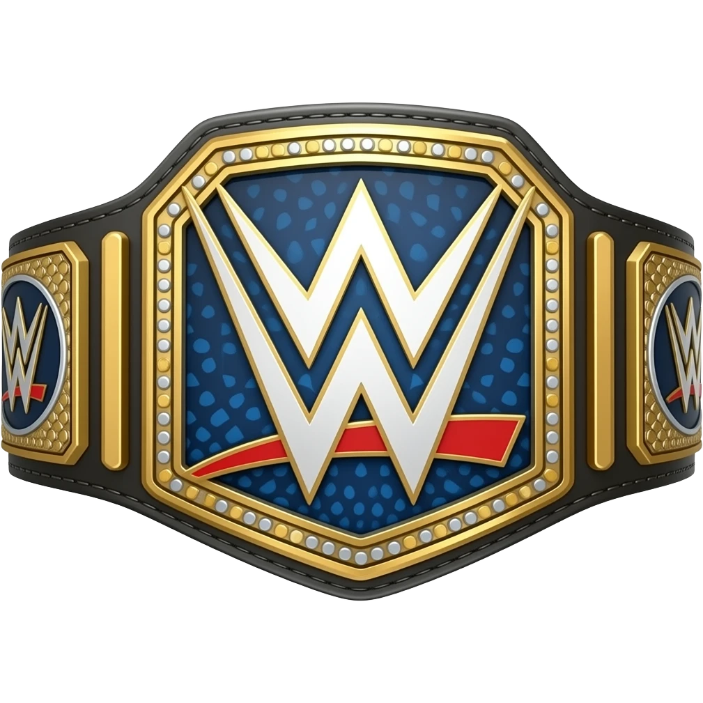 Undisputed WWE Championship the new one gold all belt with roman reigns emoji