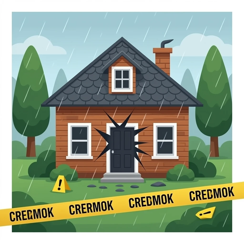 Crime kill broken house ads emoji