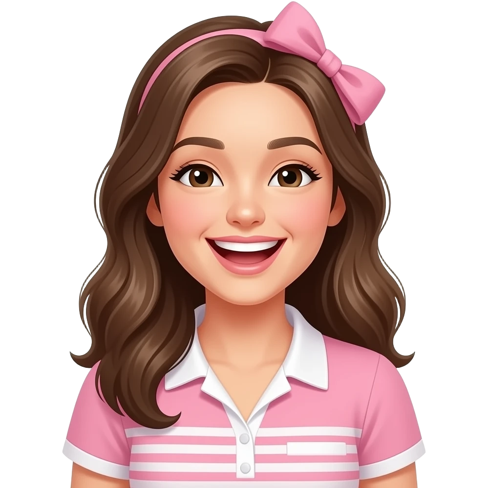 pink preppy joy/laughing emoji