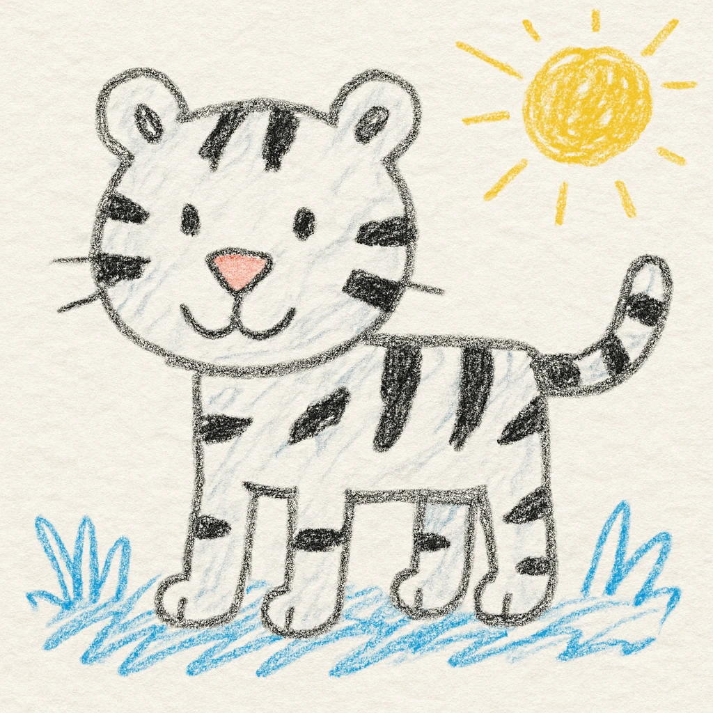 White Tiger emoji