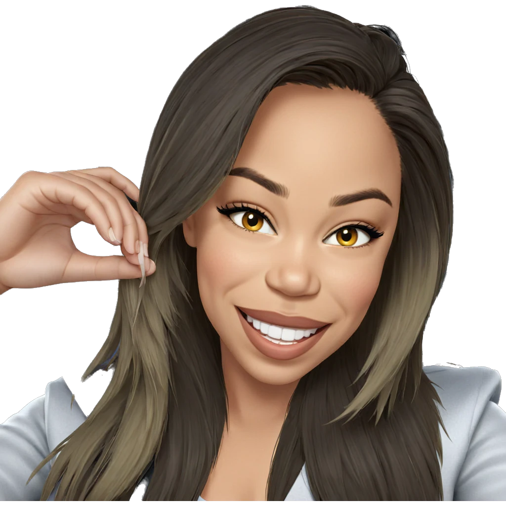 smiling girl in car interior emoji