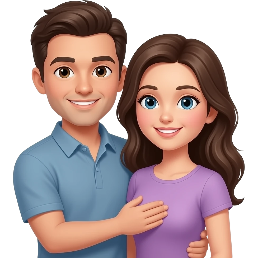 Guy holding his girls breast emoji