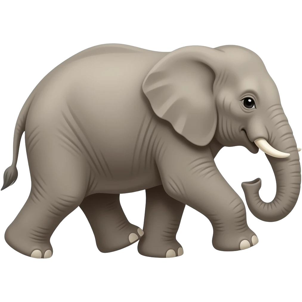 Elephant stampede emoji
