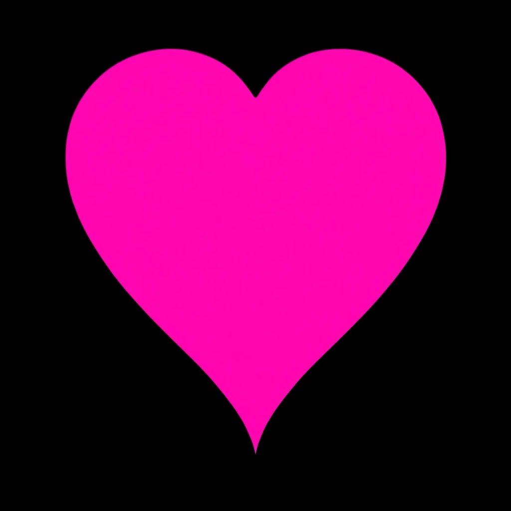 goth pink heart, remove background emoji