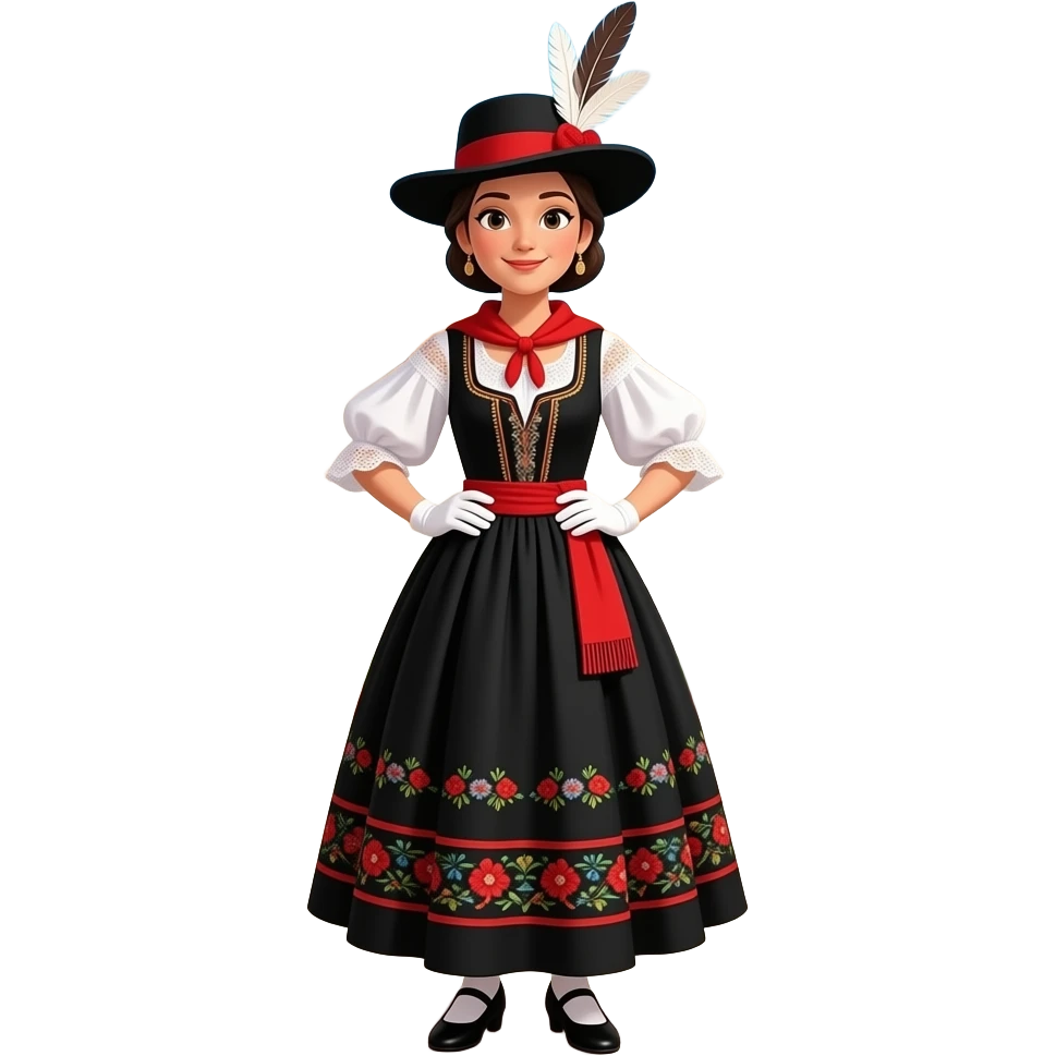 Fallera Valenciana emoji