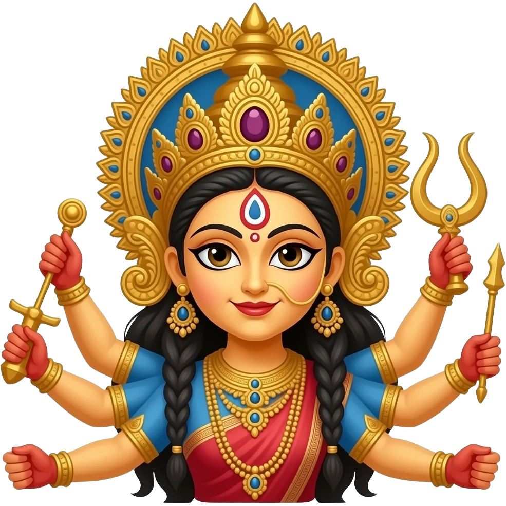 Hindu warrior goddess Taleju,   manifestation of Durga emoji