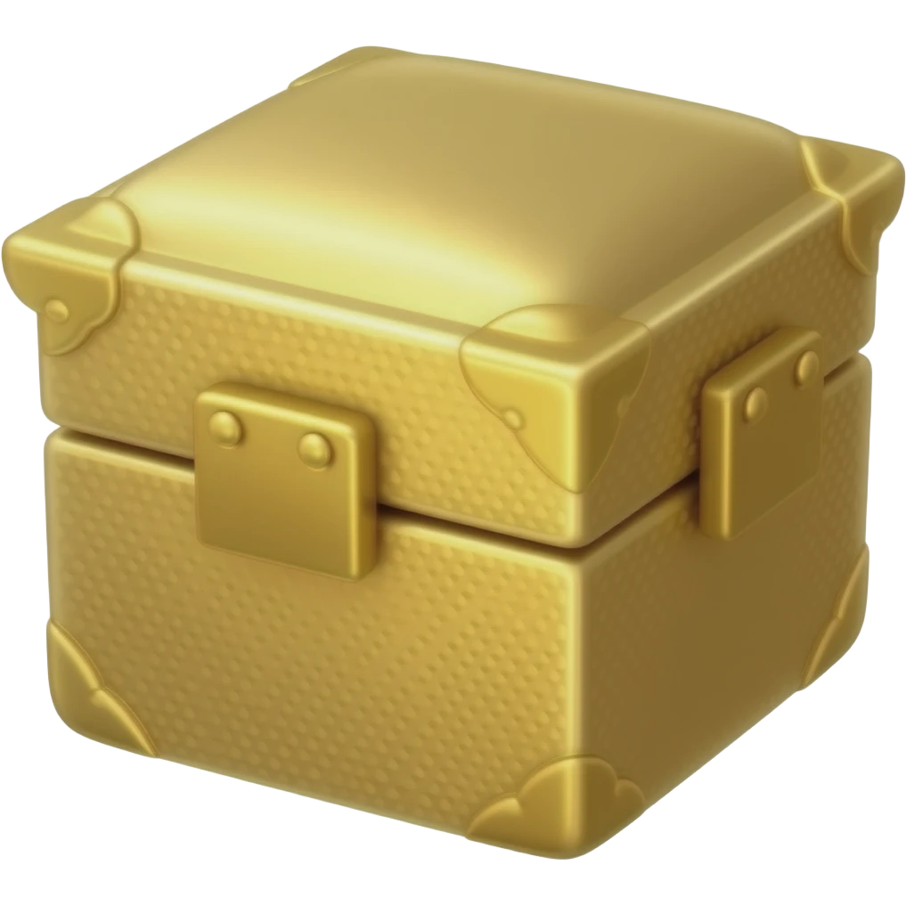gold porcelain box emoji