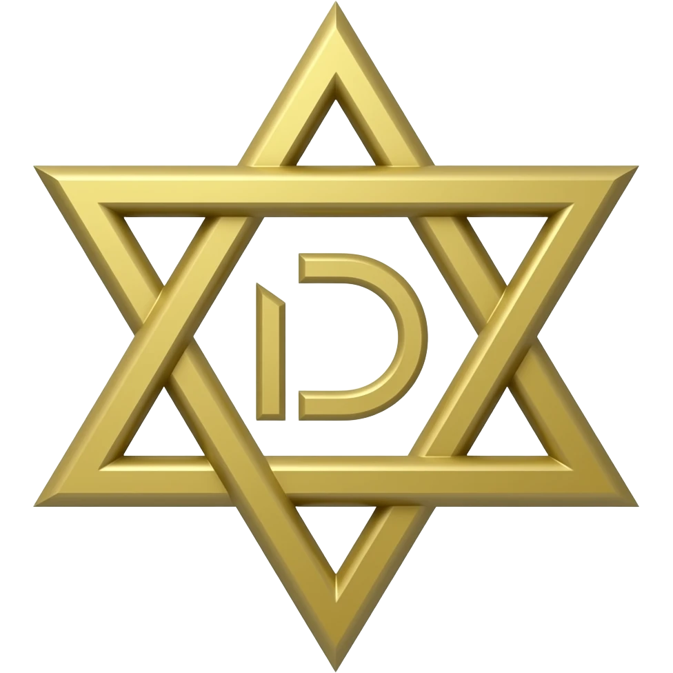 Звезда Давида и символ  ס emoji