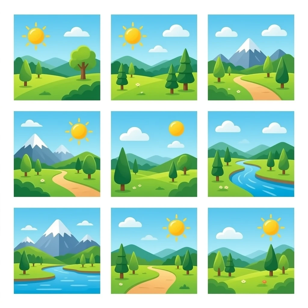 paisajes emoji