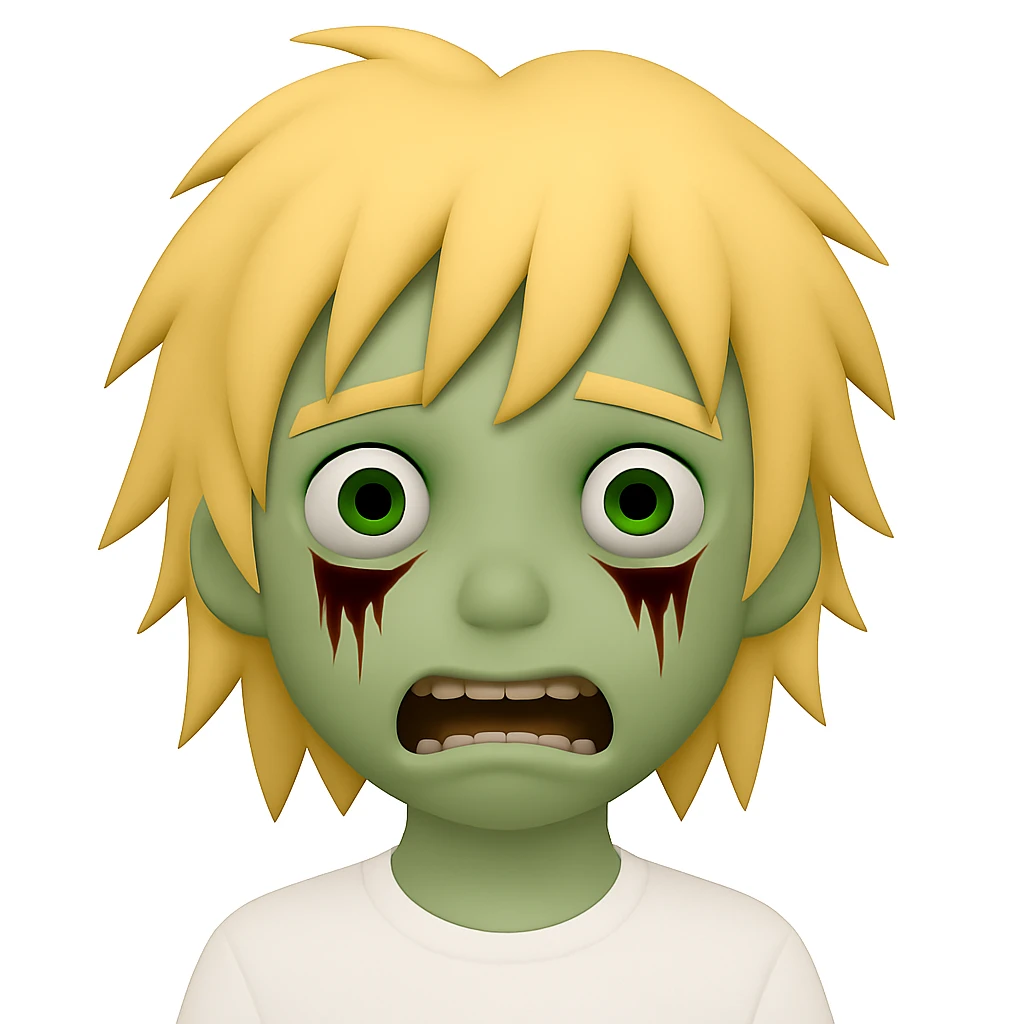 Dye the hair blond. emoji