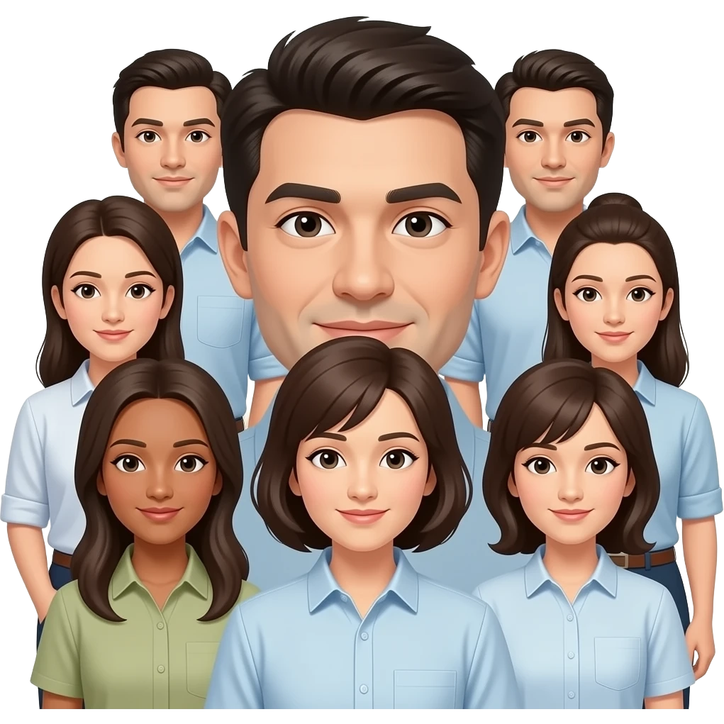 people with button shirt emoji