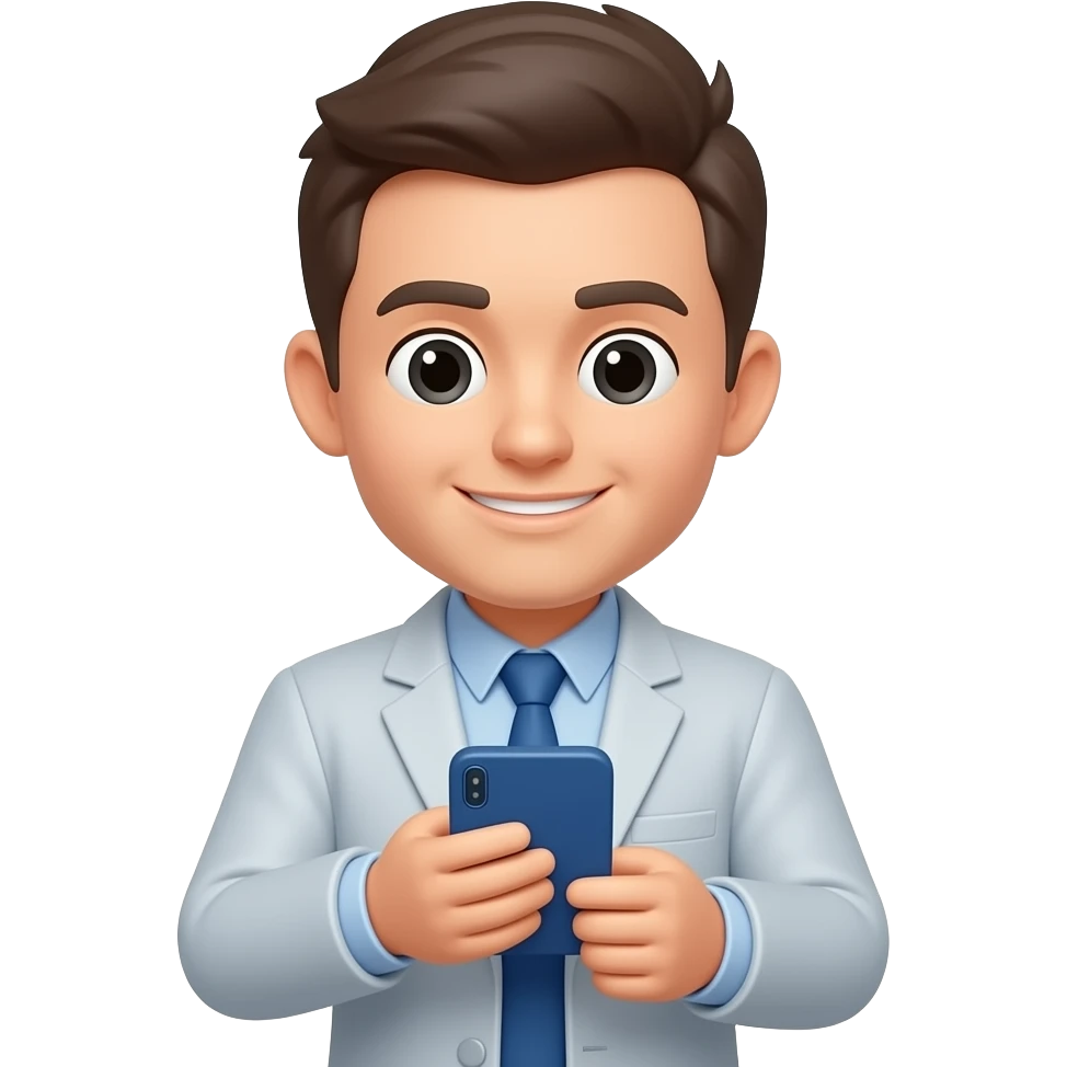 scroll through social media emoji