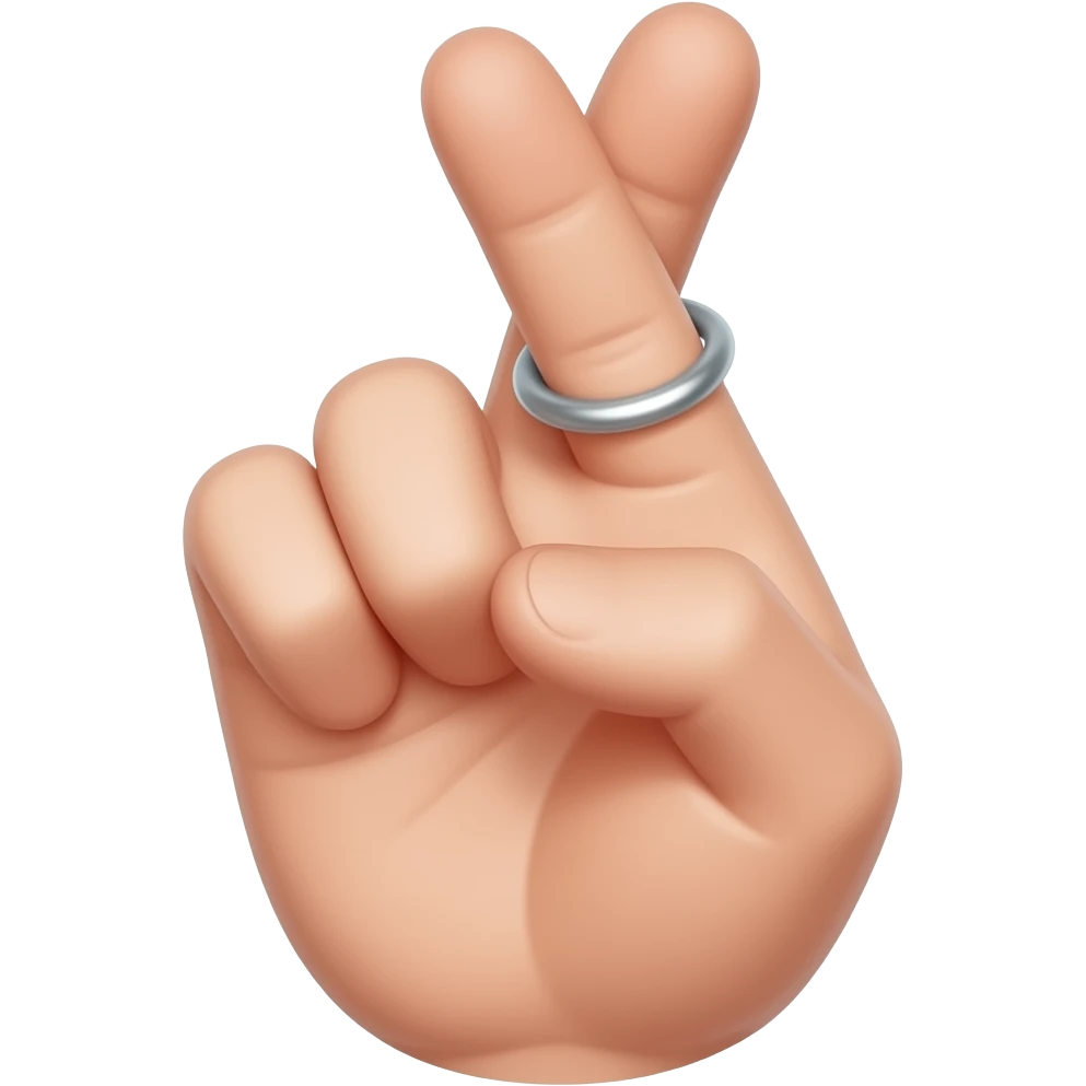 2pac westside hand emoji making a W shape with the ring and middle finger crossed emoji