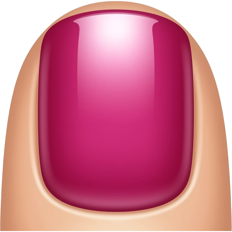Toe nails painted with nail polish brush like standard nails emoji but with toes instead emoji