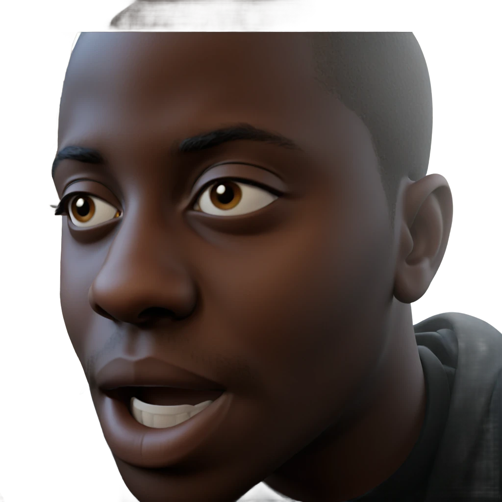 young boy in deep thought emoji