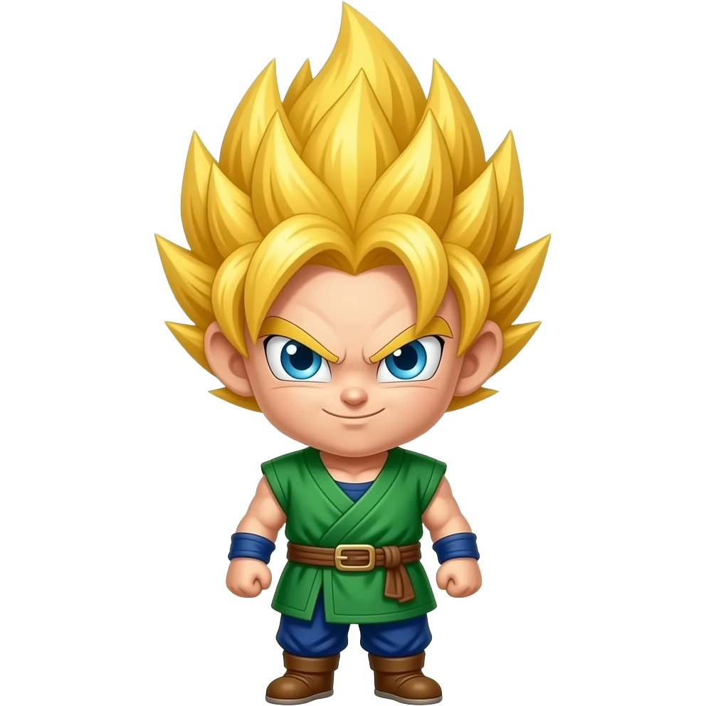 Gnome super saiyan emoji